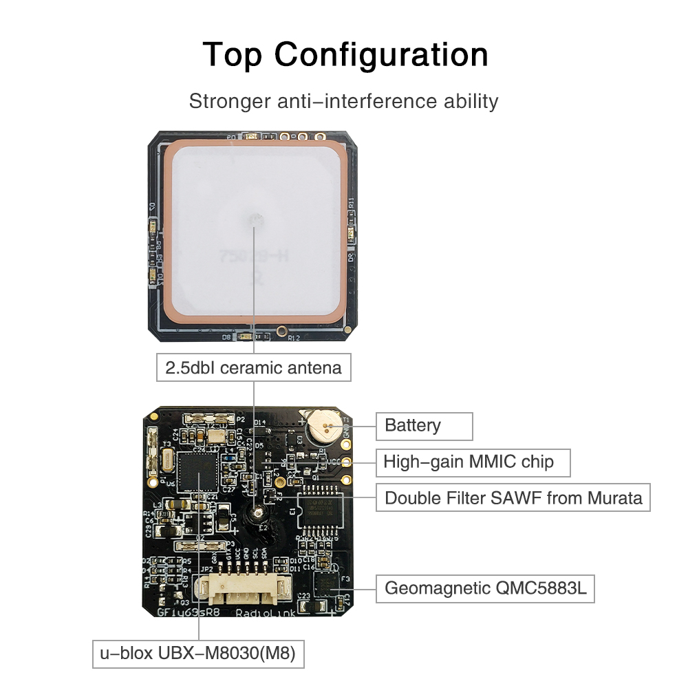 Radiolink M10N GPS SE100 모듈 AP - Drone Kit Hexacopter 리뷰 및 가격